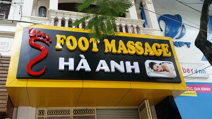 Mẫu biển quảng cáo massage