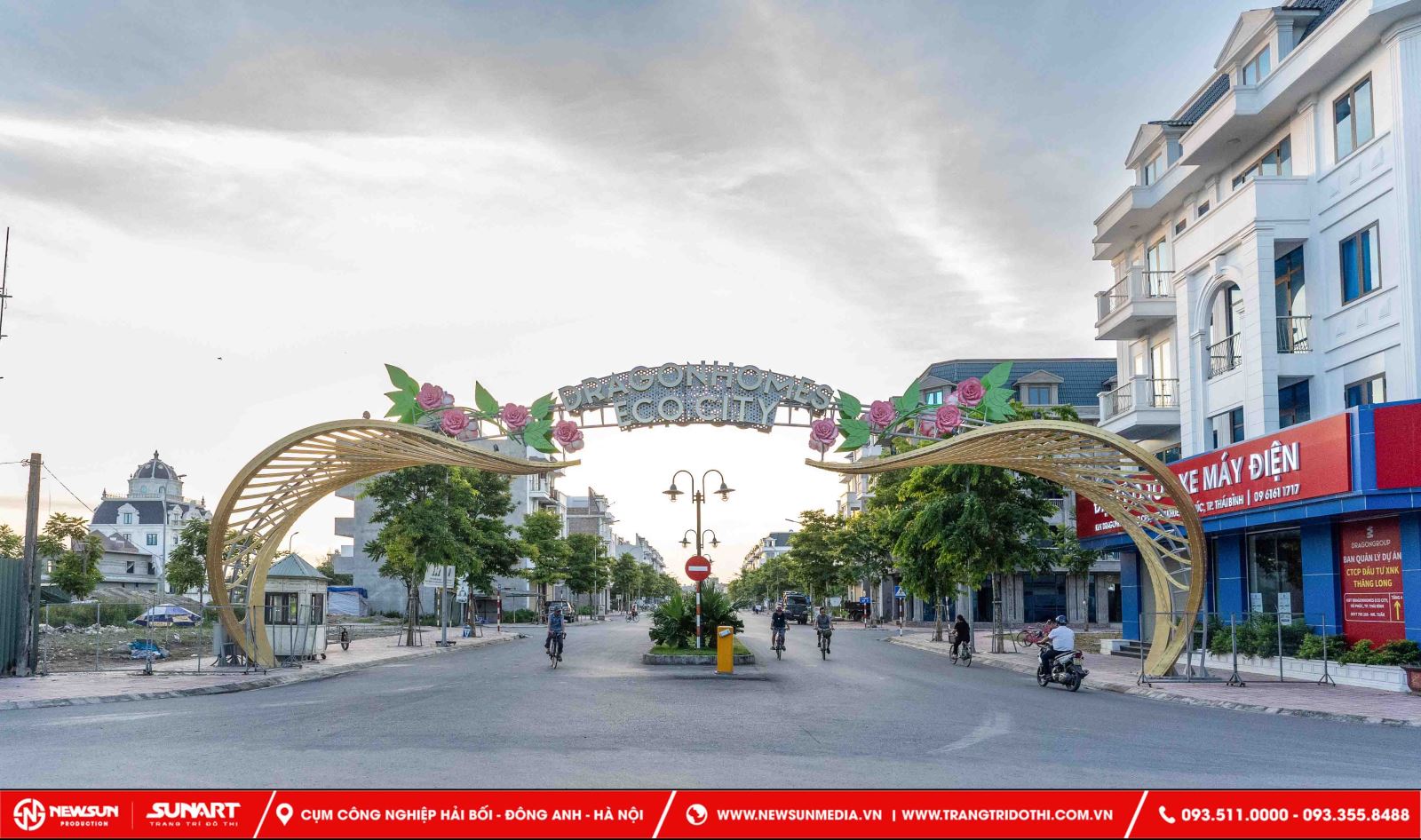 Sunart đơn vị cung cấp dịch vụ thiết kế trang trí cổng chào tại Phú Thọ