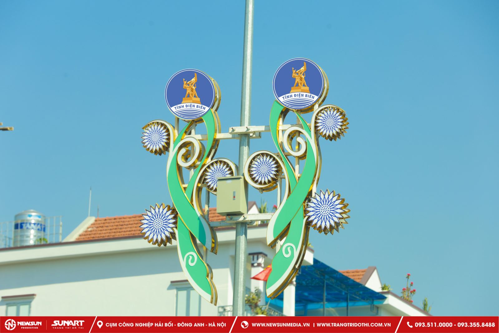 Trang trí cột điện tỉnh Điện Biên là gì?