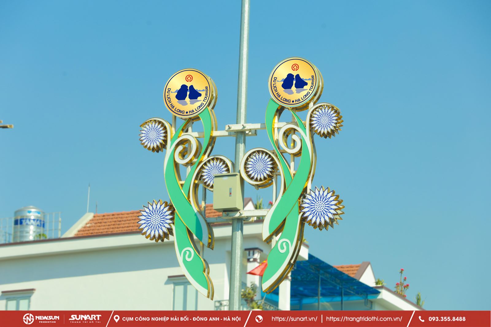 Lợi ích mà công trình trang trí cột điện tỉnh Quảng Ninh mang lại