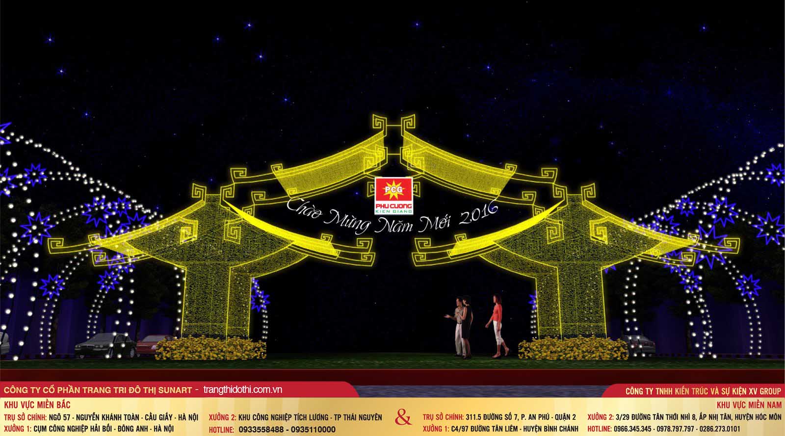 Mẫu cổng chào 3D