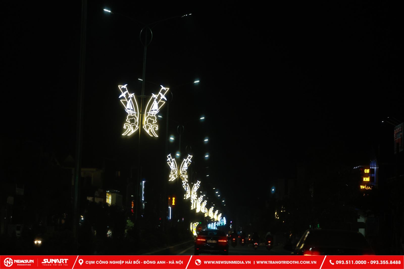 Nghệ thuật trang trí đèn LED đường phố đòi hỏi sự sáng tạo, khéo léo và kỹ năng