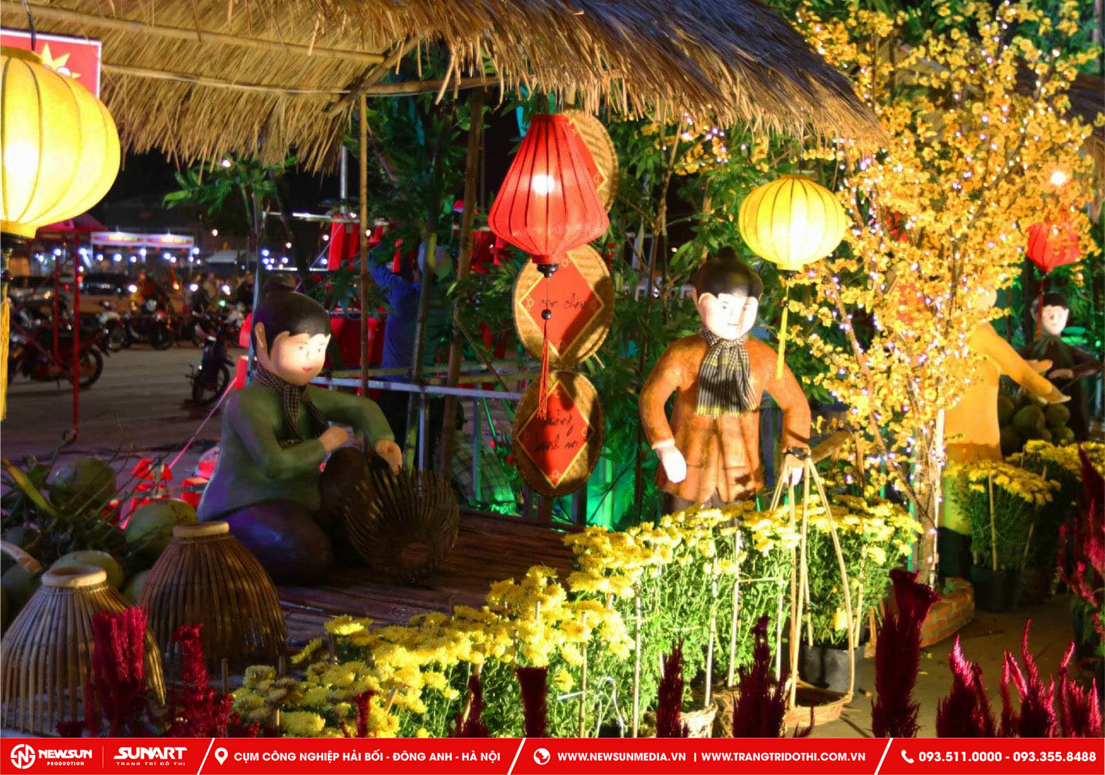 Trang trí tiểu cảnh Tết được coi là một nét đẹp văn hóa truyền thống của dân tộc Việt Nam 